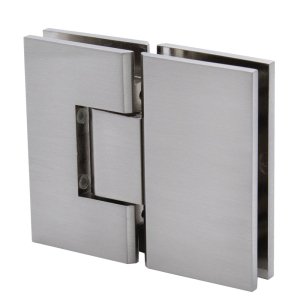 FHC Venice Series 180 Degree Glass to Glass Hinge - Brushed Nickel