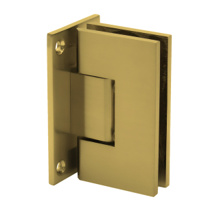 FHC Venice Series Wall Mount Hinge - Full Back Plate - Polished Brass