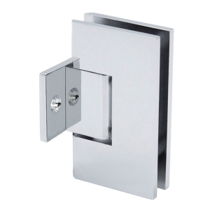 FHC Venice Pony Wall Mount Hinge for 3/8" or 1/2" Glass - Polished Chrome 