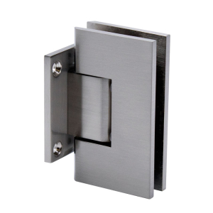 FHC Venice Square 5 Degree Positive Close Short Back Plate Wall Mount Hinge - Brushed Nickel