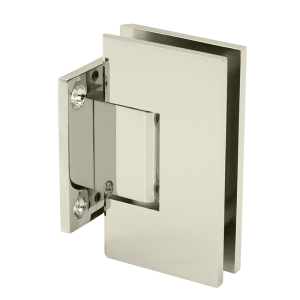 FHC Venice Series Wall Mount Hinge - Short Back Plate - Polished Nickel