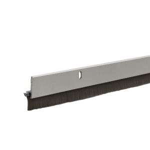 FHC Door Sweep with 11/32" Nylon Brush Bristles Aluminum with Slots