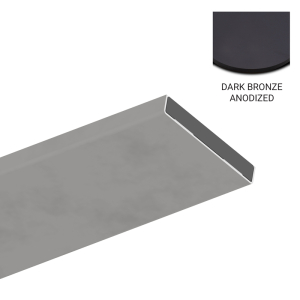 FHC Aspire Insulated Glass Entrance - Header For Single Door - Dark Bronze Anodized
