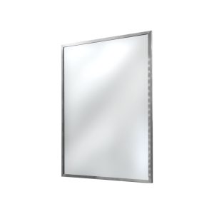 FHC Anti-Theft Framed Mirror 24" x 30" - Brushed Stainless