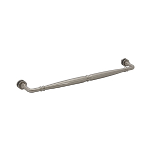 FHC 24" Baroque Style Towel Bar Single-Sided for 1/4" to 1/2" Glass - Brushed Nickel 