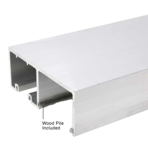 FHC BRS200 Top Track With Glazing Pocket for Rolling Sliding System - 120" Long