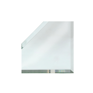 FHC 2" Corner 3 Sides Beveled Mitered Clear Mirror Glass