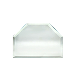 FHC 4" T-Connect All Sides Beveled Clear Glass Mirror