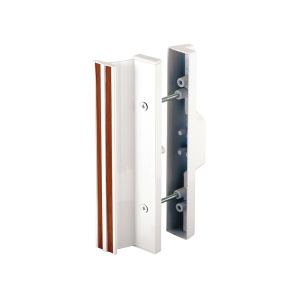 FHC Patio Door Mortise Style Handle - White Extruded Inside - Diecast Outside - 1 Per Pkg.