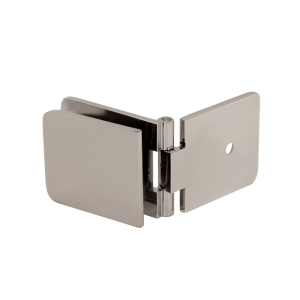 FHC Adjustable Wall Mount Clamp for Fixed Panel - Brushed Nickel