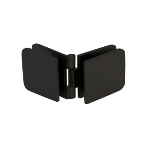 FHC Adjustable Glass-to-Glass Clamp for Fixed Panels - Matte Black