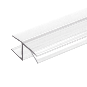90 in long CRL One-Piece Bottom Rail With Clear Wipe for 1/2" Glass 