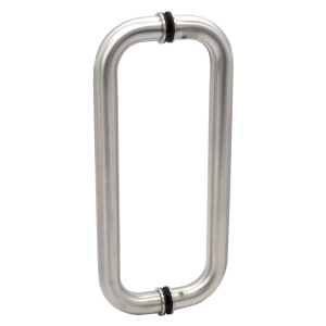 FHC 12" Pull- 1" Back to Back Pull Handles - Brushed Stainless Steel