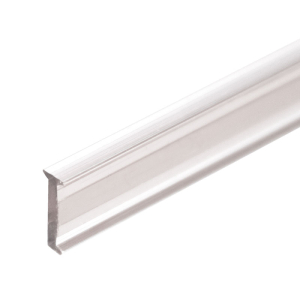 FHC Clear Partition Strip 90-Degree Corner Joint - 120" Length