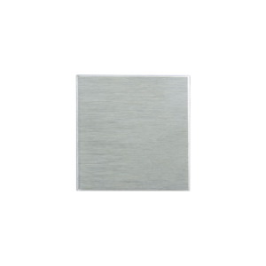 FHC End Cap for 1" x 1" Wet Glaze U-Channel Brushed Stainless    