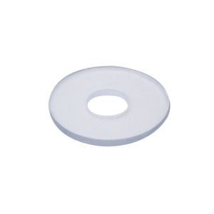 FHC Clear Vinyl Washers 3/4" Diameter for Shower Pulls & Towel Bars - 10/Pk