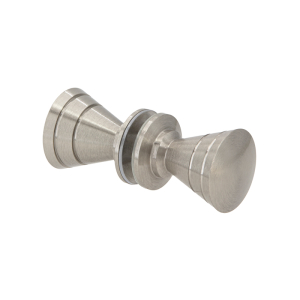 FHC Back-to-Back Conical Knob - Brushed Nickel 