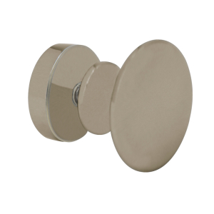 FHC Classic Shower Doorknob Single-Sided for 1/4" to 1/2" Glass - Brushed Nickel 