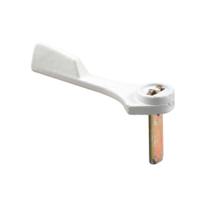 FHC 3/4" Steel Zinc-Plated Tailpiece With White-Painted Diecast Latch (Single Pack)