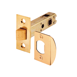 FHC Passage Door Latch - 9/32" And 1/4" Square Drive - Steel - Brass Finish (Single Pack)
