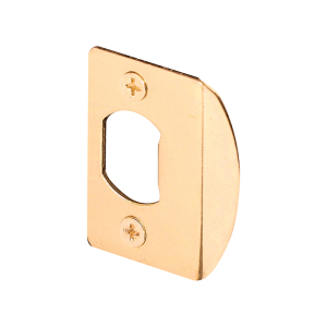FHC Brass Standard Door Lock Residential Strike Plate (Single Pack)