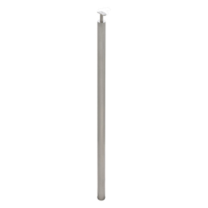 FHC F1 Series Guardrail Posts 1.9" Diameter Round 54" Tall Blank Post with Swivel Saddle or Fixed Saddle
