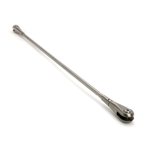 FHC 37" Long Tension Rod Kit - Brushed Stainless 