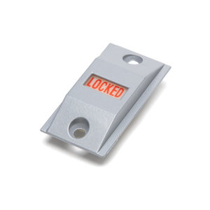 FHC Lock Indicator Set Slide Down LOCKED - Aluminum