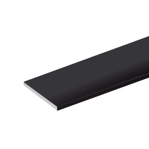 FHC Architectural Flat Bar 1.5'' x .0625'' - 144" Long - Matte Black Anodized