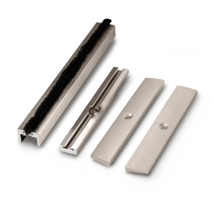 FHC Weatherstrip Kit with Aluminum Channel for 4" Square Rail