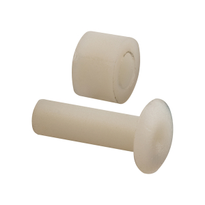 FHC Sliding Window Roller - With Axle Pins - 7/32" Flat Nylon (4-Pack)