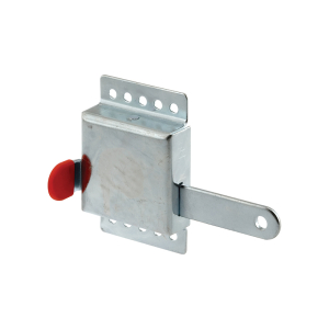 FHC Inside Deadlock - Heavy Duty Galvanized Steel Housing - Fits Most Garage Doors - Extra Protection As A Security Lock - 7/8 x 1/8"