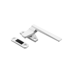 FHC Right-Handed - White - Casement Locking Handle With Offset Base (Single Pack)
