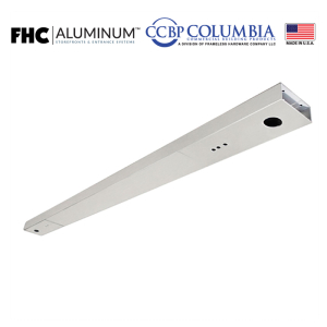 FHC 1-3/4" x 4-1/2" Header for Pair of Doors with No Hinge Prep and Concealed Vertical Rod - No Closer Prep - Kynar Paint - Standard Size/Hardware Prep