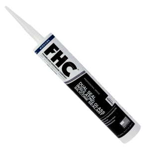 FHC Black Insulating Glass Silicone Sealant 10.3 oz. Cartridge For Dual Seal Units 