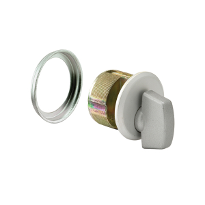 FHC Commercial Door Lock 1-5/32" x 1" Pressure Cast Zamak Aluminum Plated (Single Pack)
