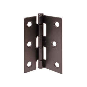 FHC Screen Door Replacement Hinges - 3" Long - Steel - Black (2 Pack)