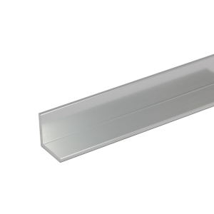 FHC 1" x 1" Aluminum L-Bar 144" Length Brite Anodized   
