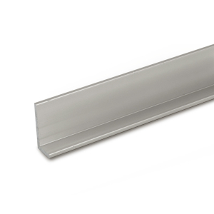 FHC Aluminum L-Bar .0625" Wall Extrusion 144" - Satin Anodized