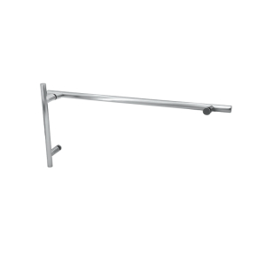 FHC 6" x 18" Ladder Pull/Towel Bar Combo for 1/4" to 1/2" Glass  