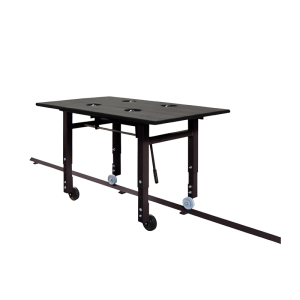 FHC Track Mounted Movable Glass Table