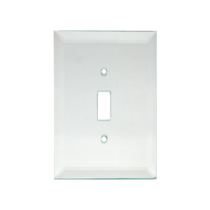 FHC Clear Single Toggle Switch Glass Mirror Plate