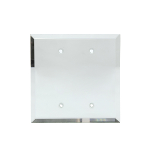 FHC Clear Double Blank Glass Mirror Plate with Screw Holes 