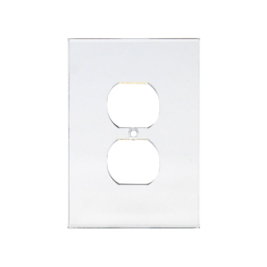 FHC Clear Single Duplex Plug Acrylic Mirror Plates 