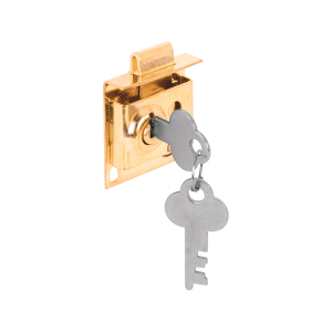 FHC Mail Box Lock - Keyed - 5/16" Bolt - Brass Plated (Single Pack)