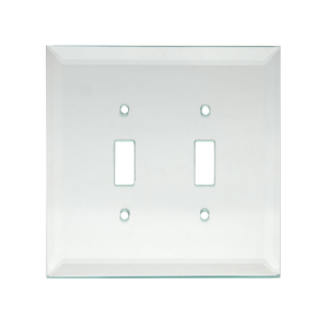 FHC Clear Double Toggle Glass Mirror Plate