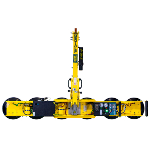 FHC Woods® Low Profile Manual Rotator/Tilter Vacuum Lifter with Pad Channel - 1100LB Capacity 