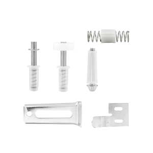 FHC Bi-Fold Door Repair Kit - For 7/8”-Wide Track And 3/8” Outside Diameter Pivots And Guides (1 Set)