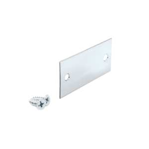 FHC End Cap for 3/4" Glass Narrow Shallow U-Channel - Polished Stainless