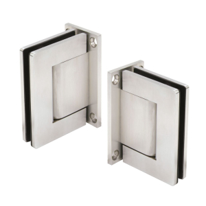 FHC Panorama Series Self Closing Hydraulic Hinges - Sold In Pairs - Wall Mount